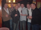 Pete, Biscuit (Ian), Danny, Me, Johnny Turbo, Brin, Rick
